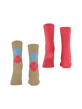 BURLINGTON | Calzini da donna EVERYDAY, confezione da 2, taglia 36-41, color crema | beige